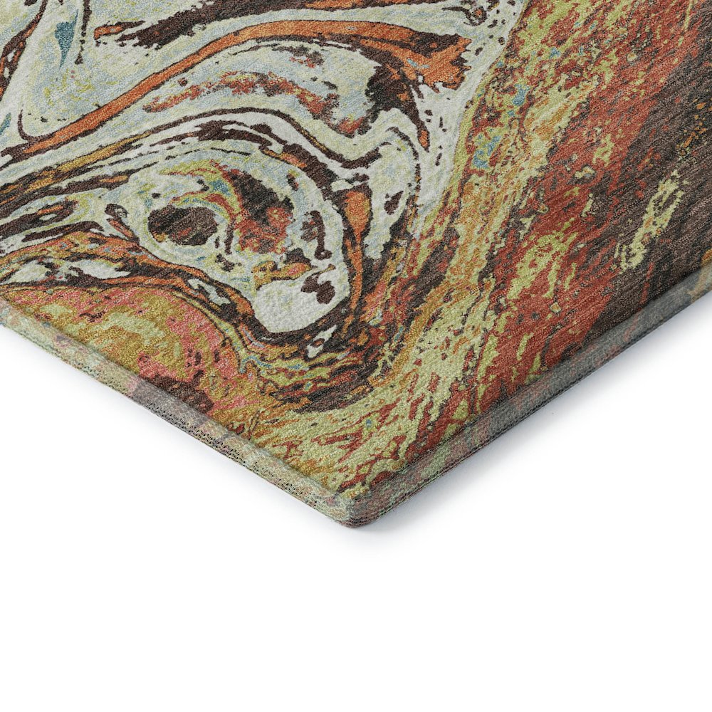 Premium Machine Washable Mayfield AMF1061 Khaki 10' x 14' Rug. Picture 3