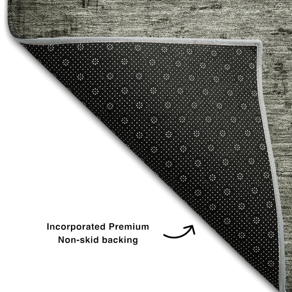 Premium Machine Washable Mayfield AMF1069 Taupe 10' x 14' Rug. Picture 2