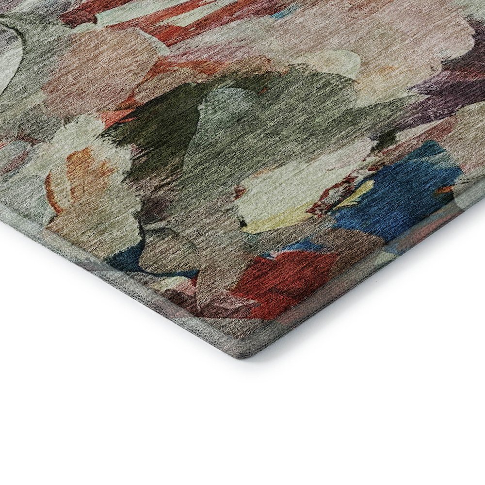 Premium Machine Washable Mayfield AMF1075 Green 10' x 14' Rug. Picture 3