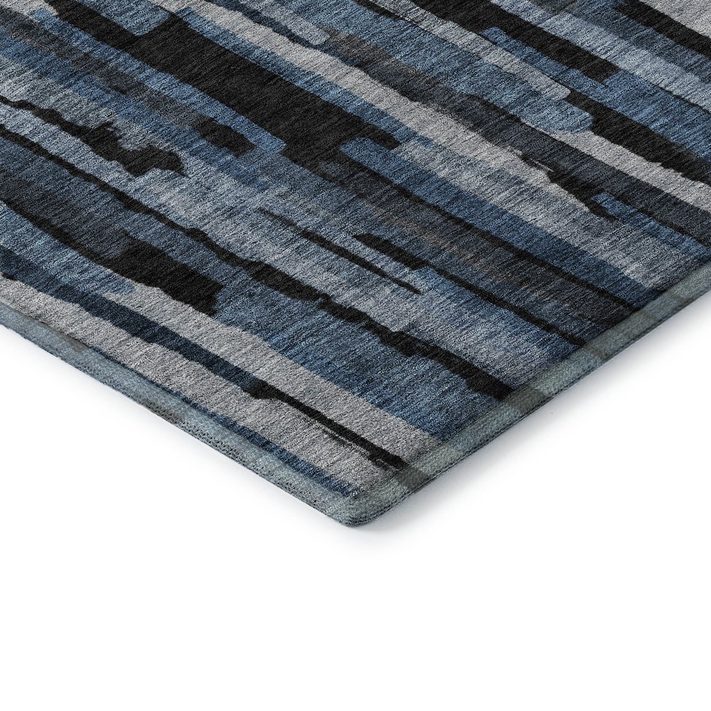 Premium Machine Washable Mayfield AMF1079 Blue 10' x 14' Rug. Picture 3
