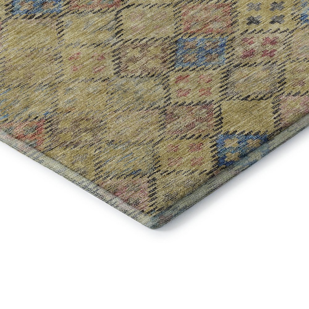 Premium Machine Washable Mayfield AMF1081 Gold 10' x 14' Rug. Picture 3