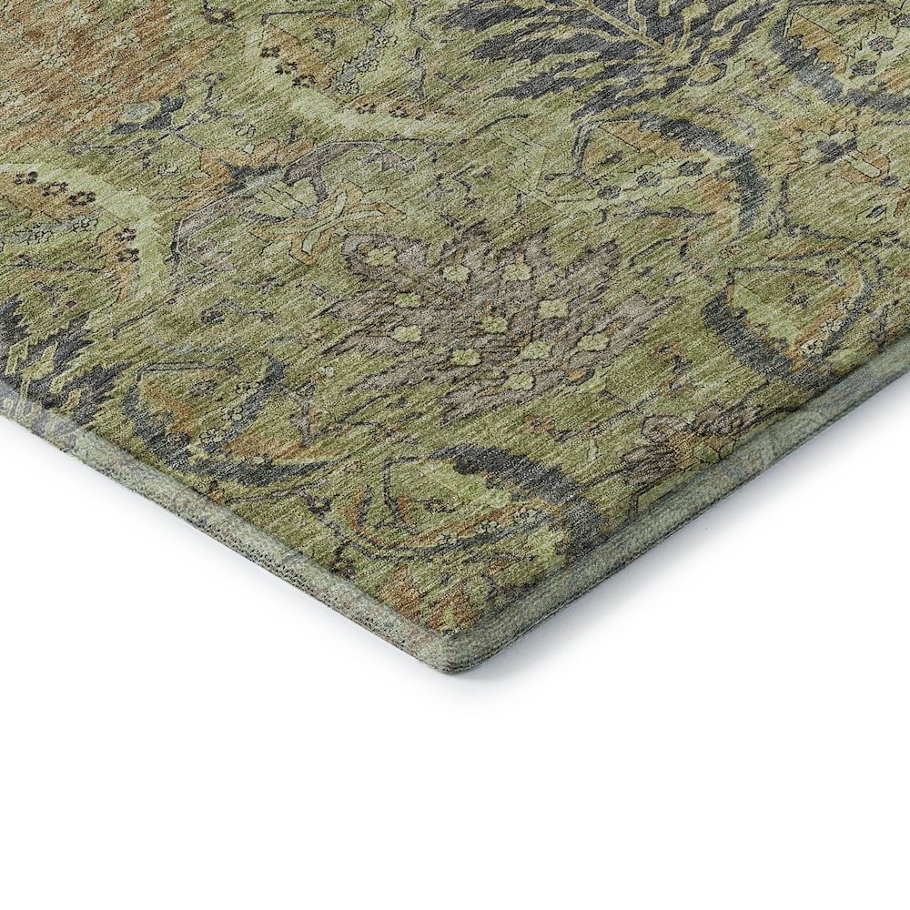 Premium Machine Washable Mayfield AMF1082 Aloe 10' x 14' Rug. Picture 3
