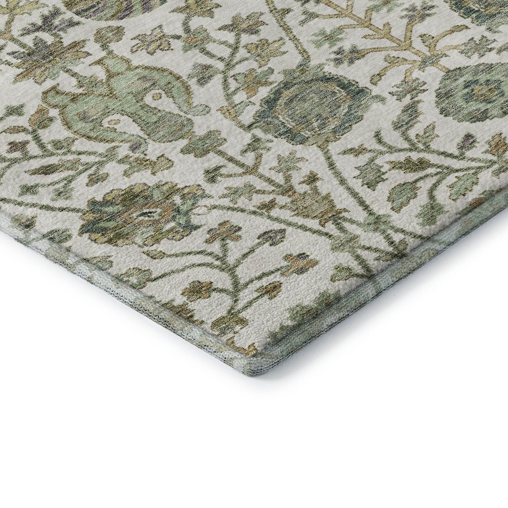 Premium Machine Washable Mayfield AMF1087 Ivory 10' x 14' Rug. Picture 3