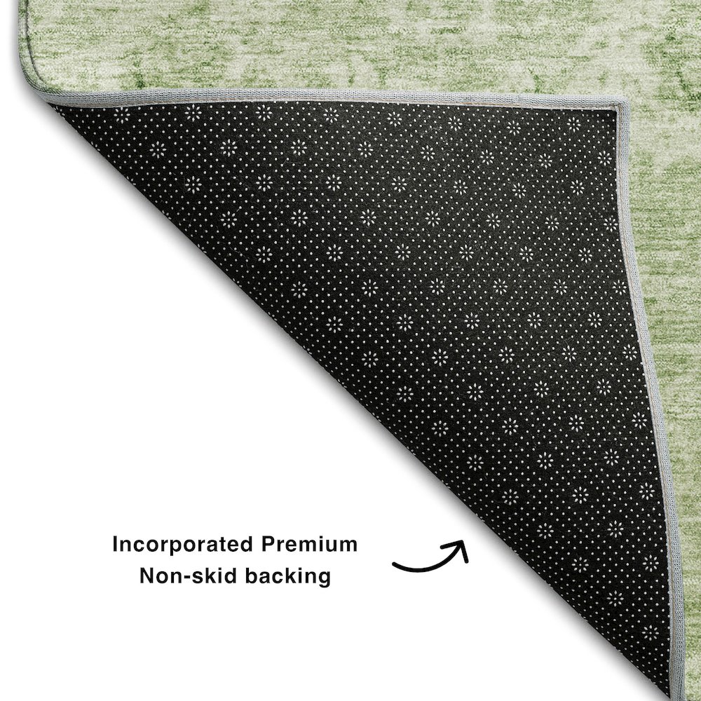 Premium Machine Washable Mayfield AMF1089 Aloe 10' x 14' Rug. Picture 2