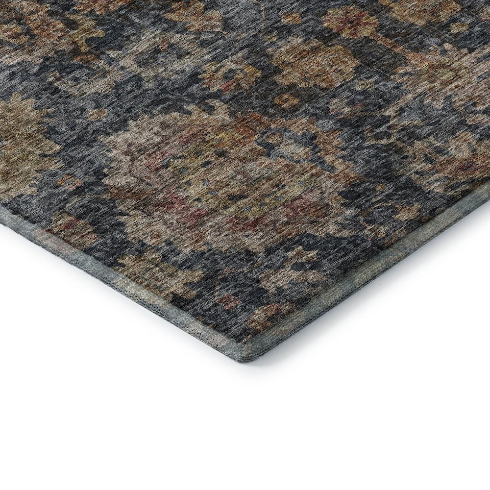 Premium Machine Washable Mayfield AMF1094 Navy 10' x 14' Rug. Picture 3