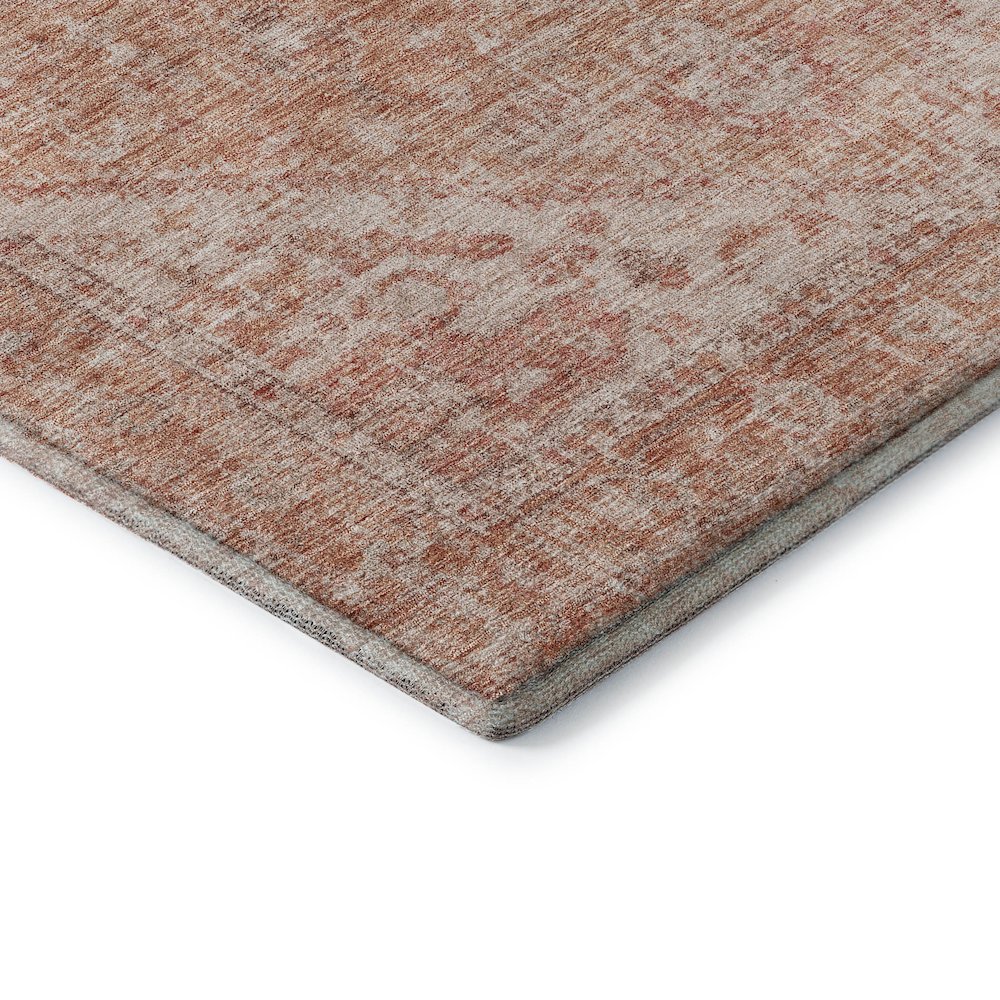Premium Machine Washable Mayfield AMF1104 Coral 10' x 14' Rug. Picture 3