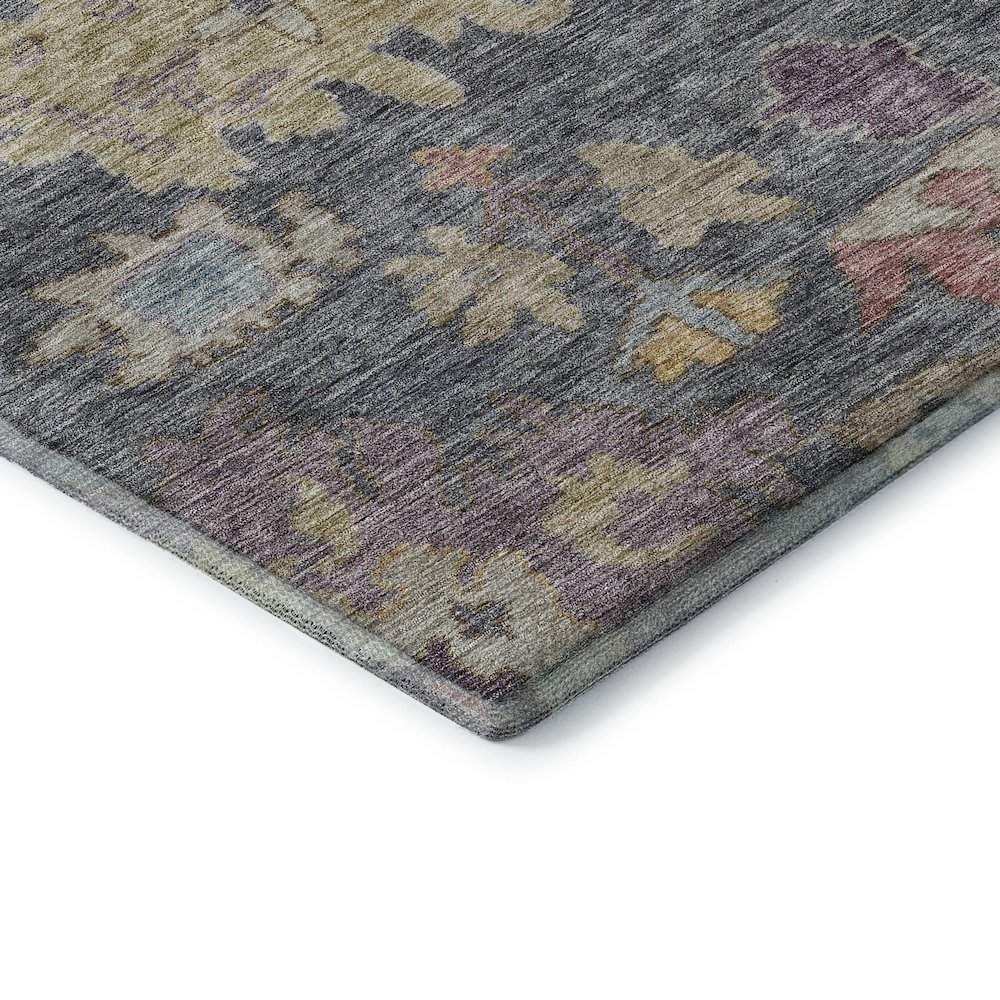 Premium Machine Washable Mayfield AMF1108 Blue 10' x 14' Rug. Picture 3