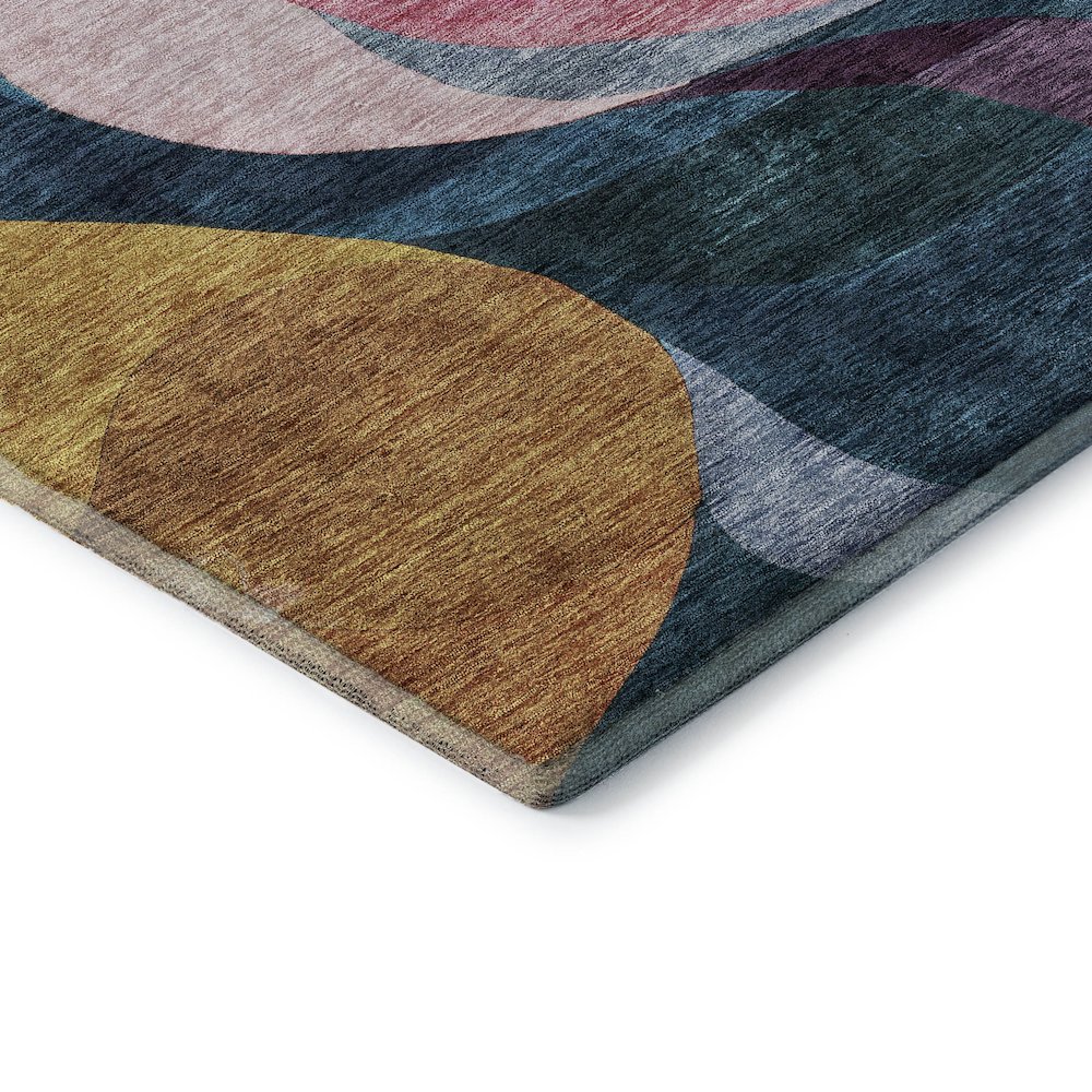Premium Machine Washable Mayfield AMF1121 Green 10' x 14' Rug. Picture 3