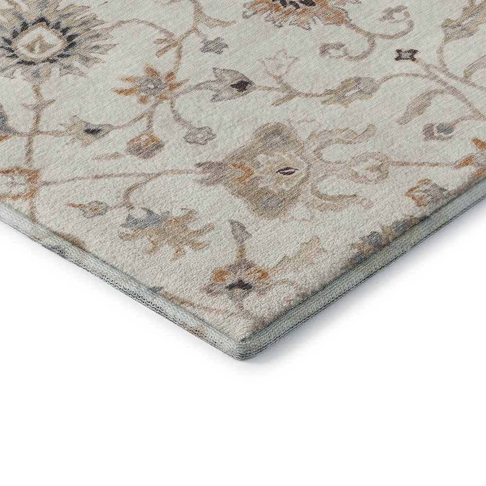 Premium Machine Washable Mayfield AMF1137 Ivory 10' x 14' Rug. Picture 3