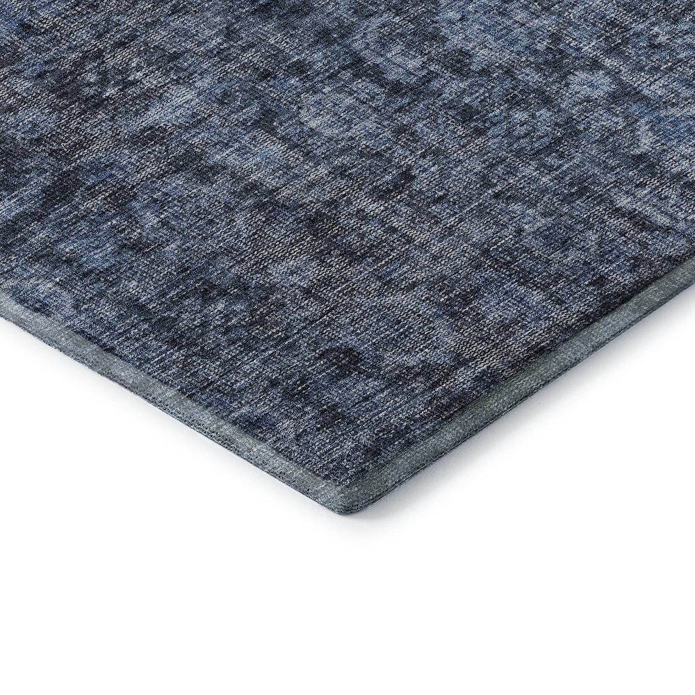 Premium Machine Washable Mayfield AMF1145 Blue 10' x 14' Rug. Picture 3