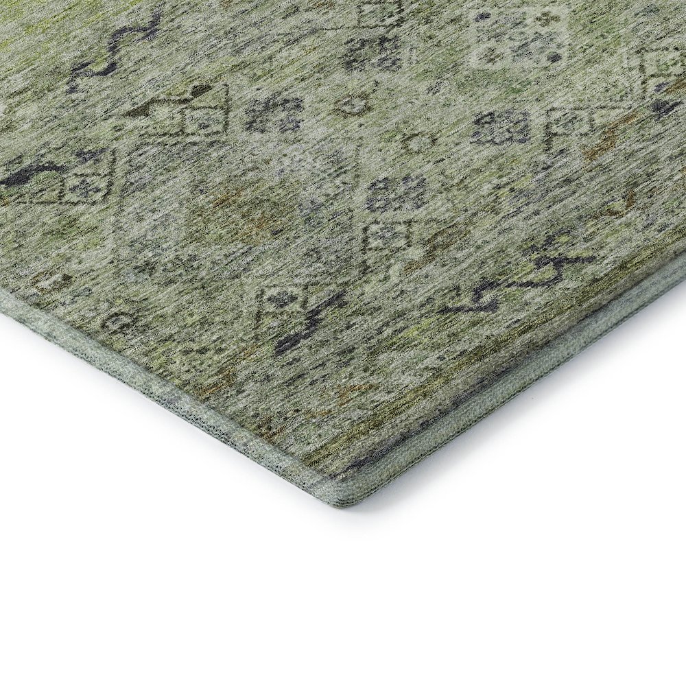 Premium Machine Washable Mayfield AMF1219 Aloe 10' x 14' Rug. Picture 3