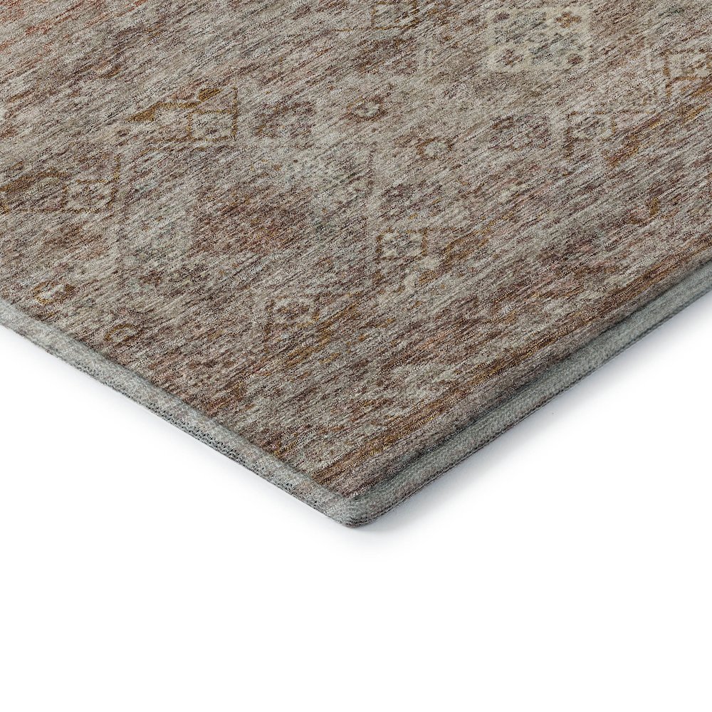 Premium Machine Washable Mayfield AMF1219 Copper 10' x 14' Rug. Picture 3
