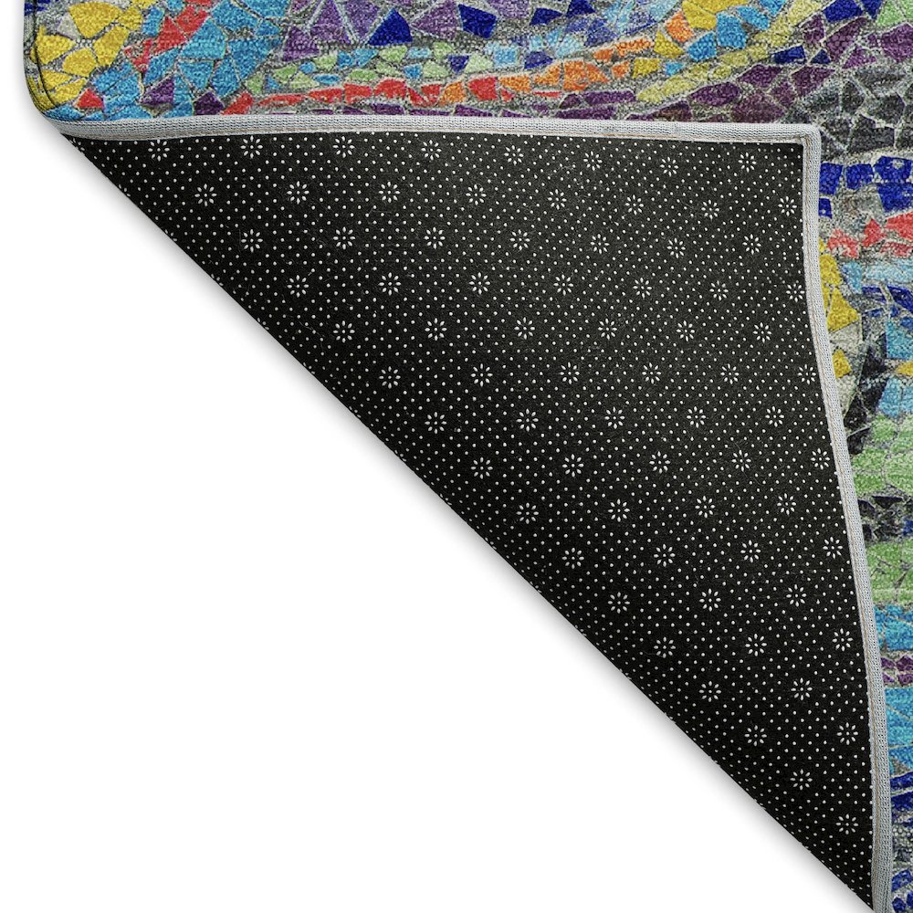 Premium Machine Washable Mayfield  Ocean 10' x 14' Rug. Picture 2
