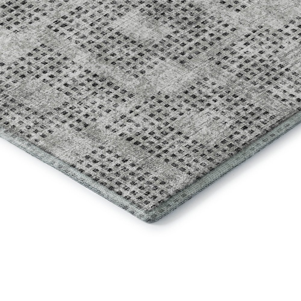 Premium Machine Washable Mayfield  Gray 10' x 14' Rug. Picture 3