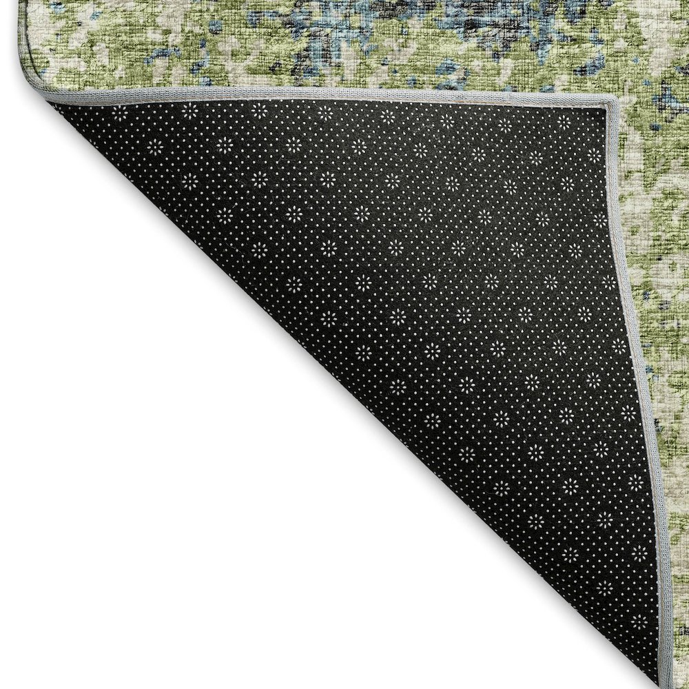 Premium Machine Washable Mayfield  Green 10' x 14' Rug. Picture 2