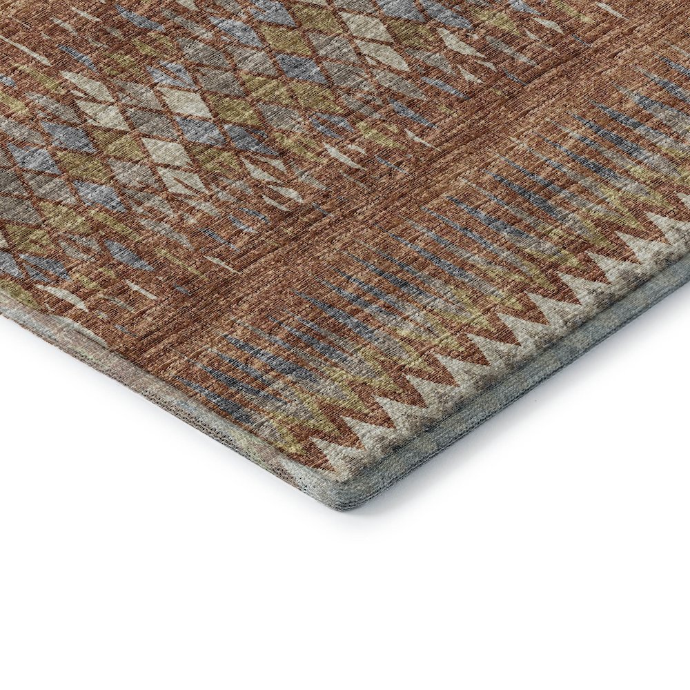 Premium Machine Washable Mayfield  Spice 10' x 14' Rug. Picture 3