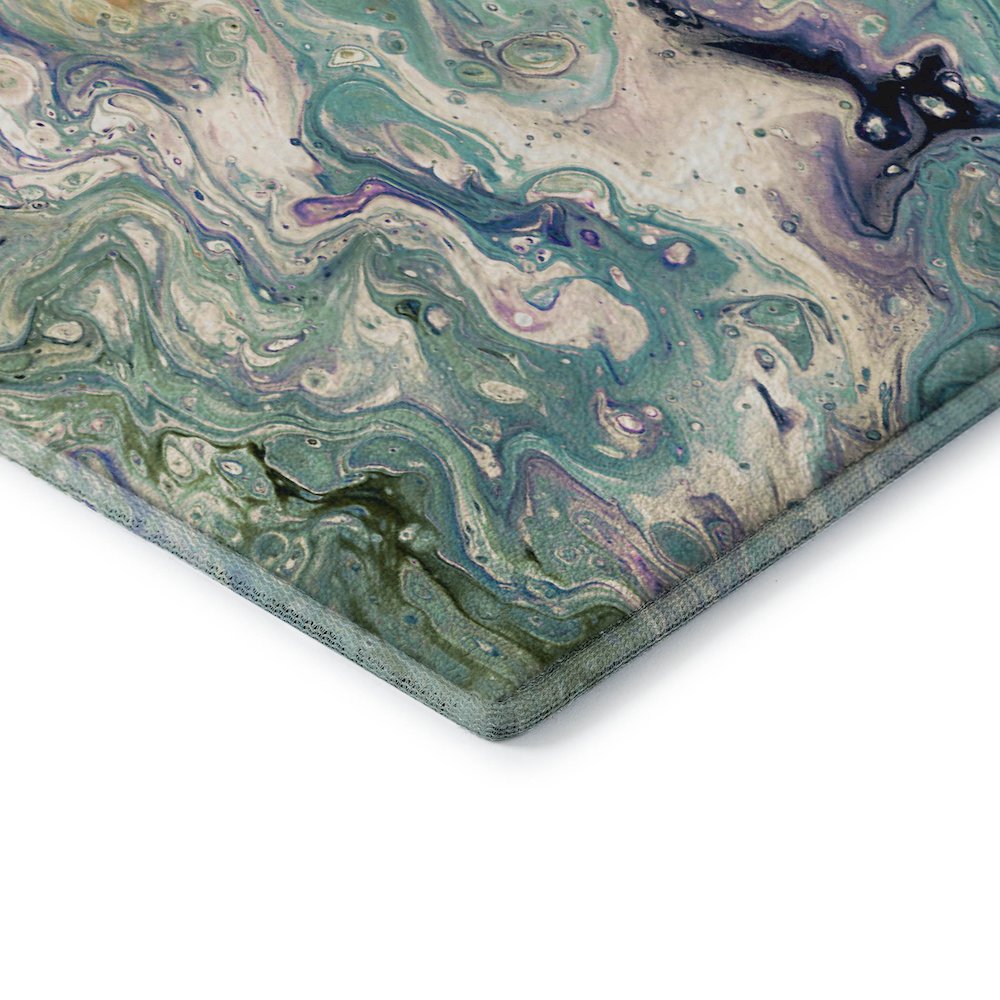 Premium Machine Washable Mayfield  Seaglass 10' x 14' Rug. Picture 3