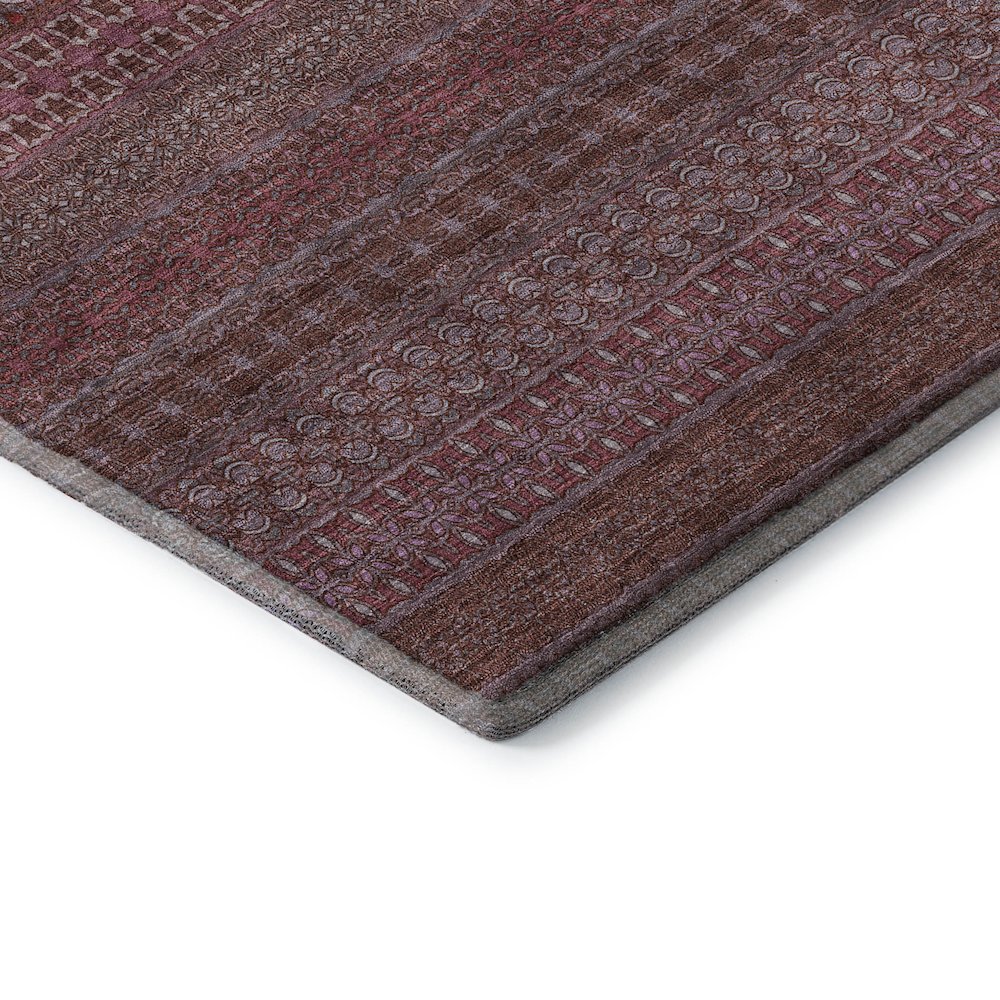 Premium Machine Washable Mayfield  Merlot 10' x 14' Rug. Picture 3
