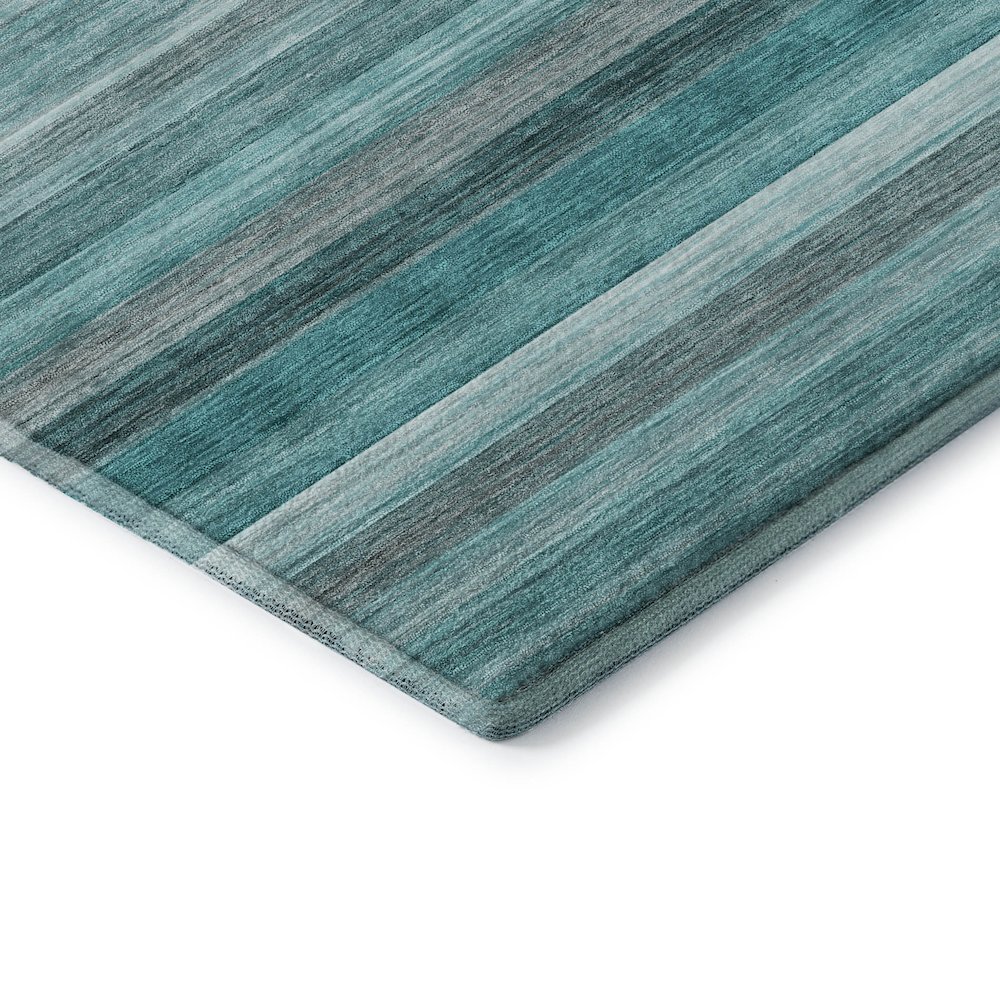 Premium Machine Washable Mayfield  Teal 10' x 14' Rug. Picture 3