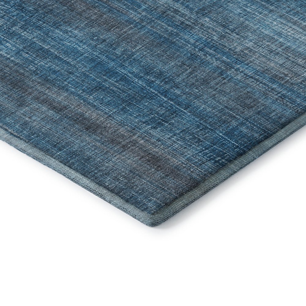 Premium Machine Washable Mayfield  Blue 10' x 14' Rug. Picture 3
