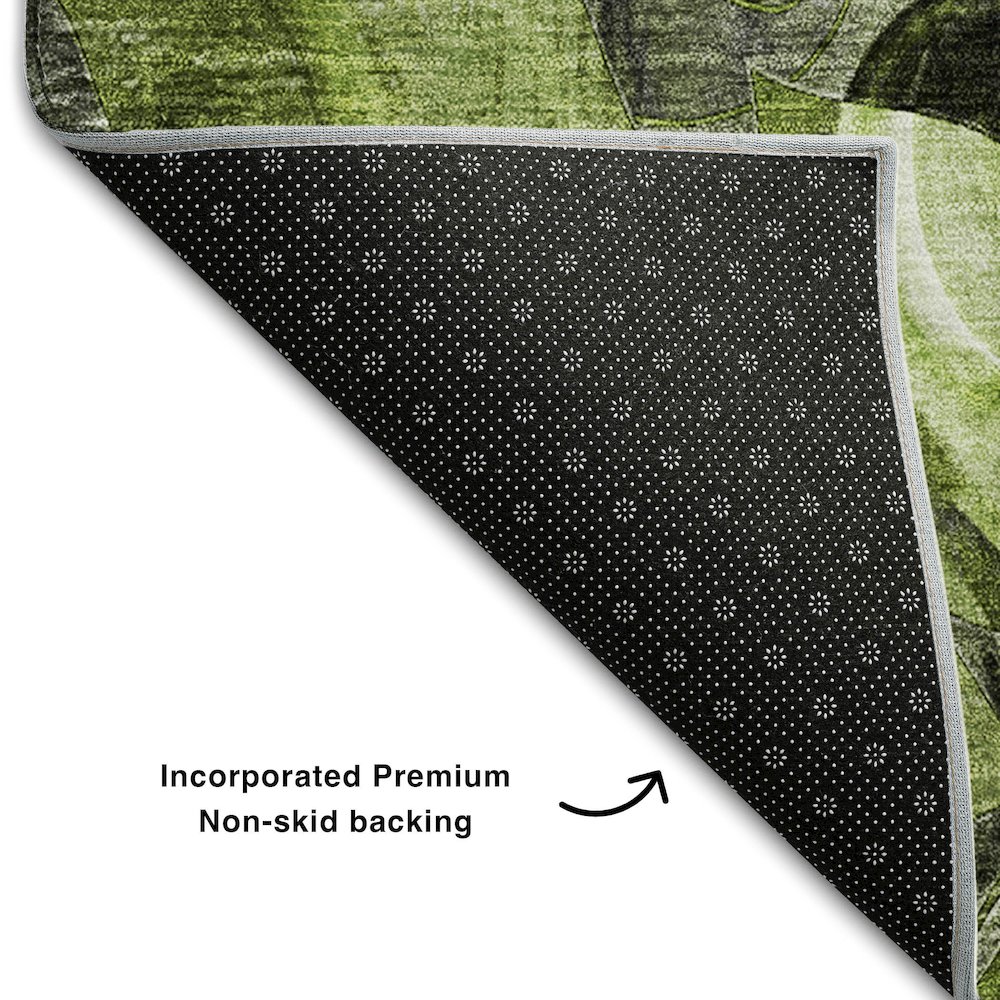 Premium Machine Washable Mayfield  Fern 10' x 14' Rug. Picture 2