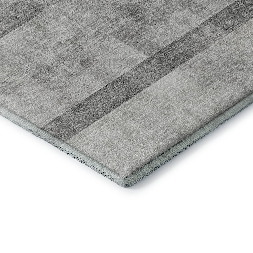 Premium Machine Washable Mayfield  Gray 10' x 14' Rug. Picture 3