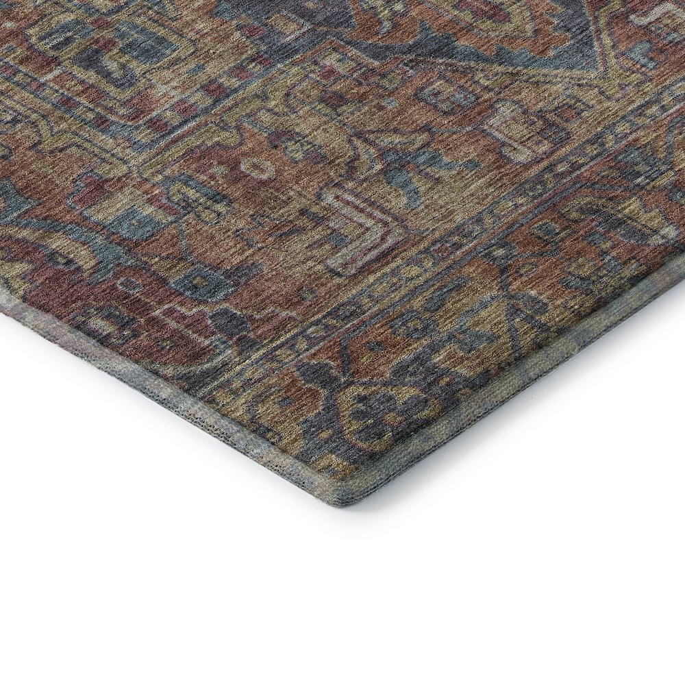 Premium Machine Washable Mayfield  Red 10' x 14' Rug. Picture 3