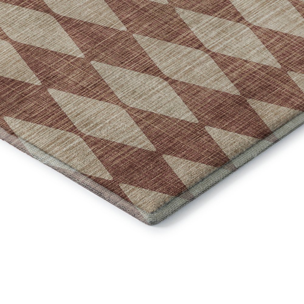 Premium Machine Washable Mayfield  Paprika 10' x 14' Rug. Picture 3