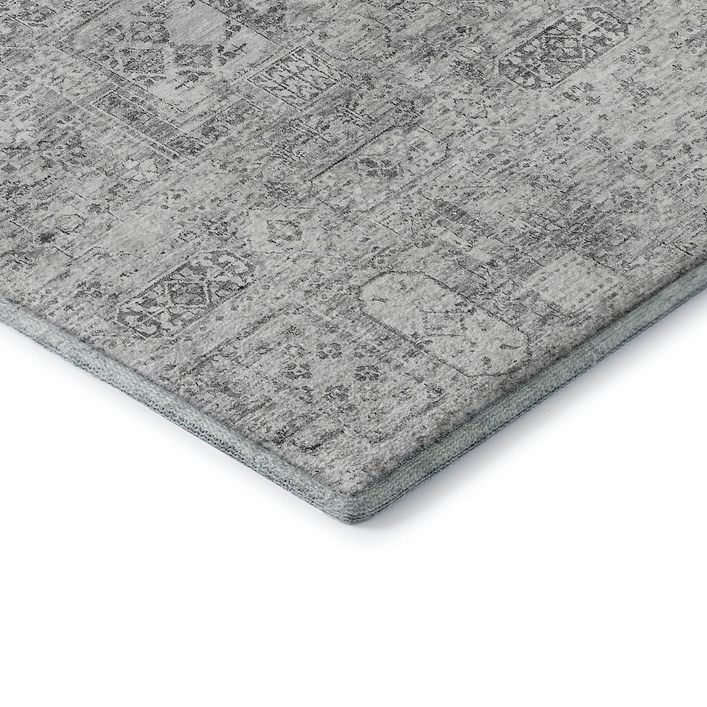 Premium Machine Washable Mayfield  Gray 10' x 14' Rug. Picture 3