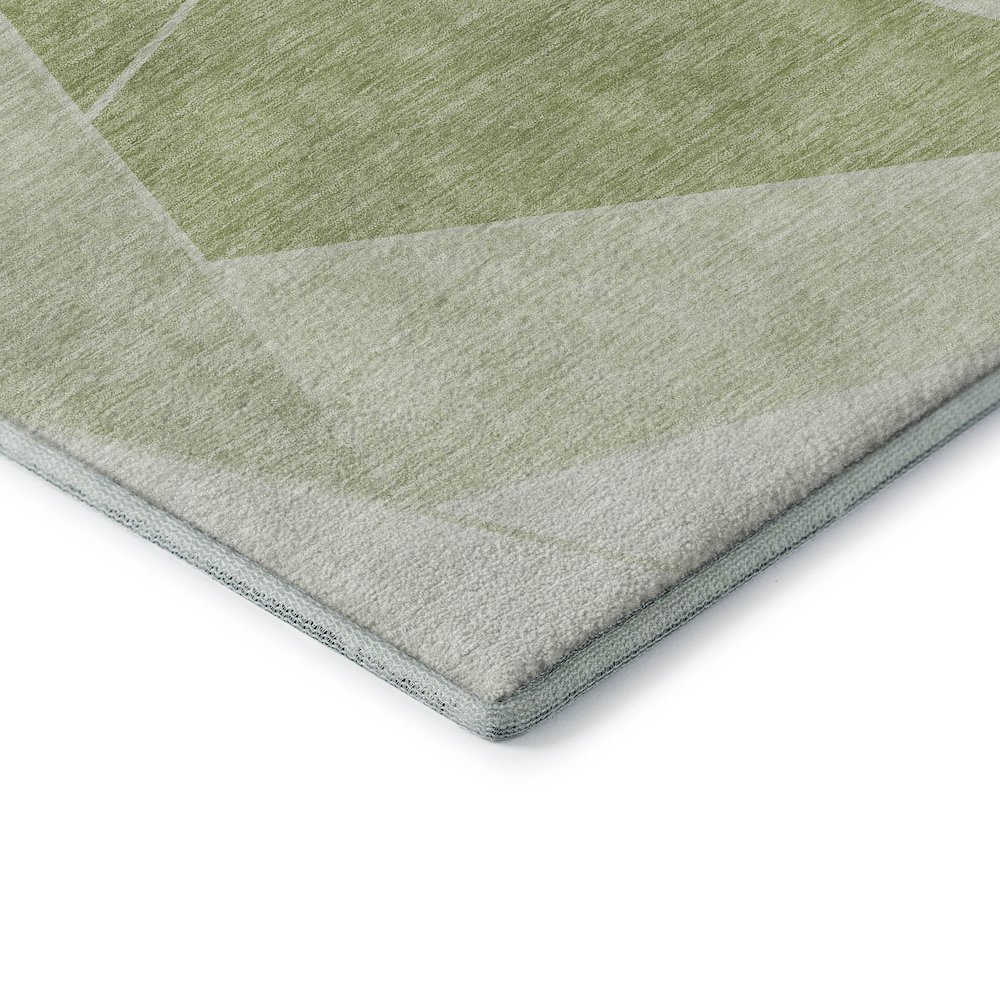 Premium Machine Washable Mayfield  Aloe 10' x 14' Rug. Picture 3