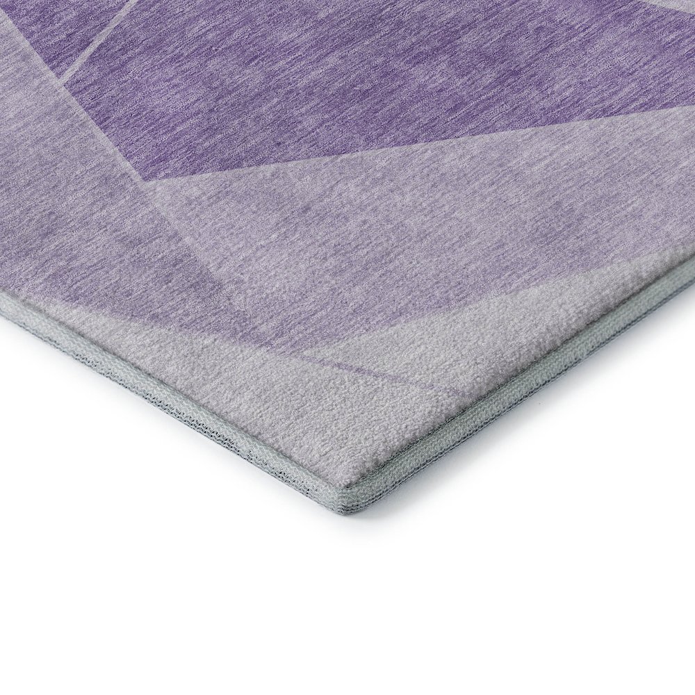 Premium Machine Washable Mayfield  Lilac 10' x 14' Rug. Picture 3