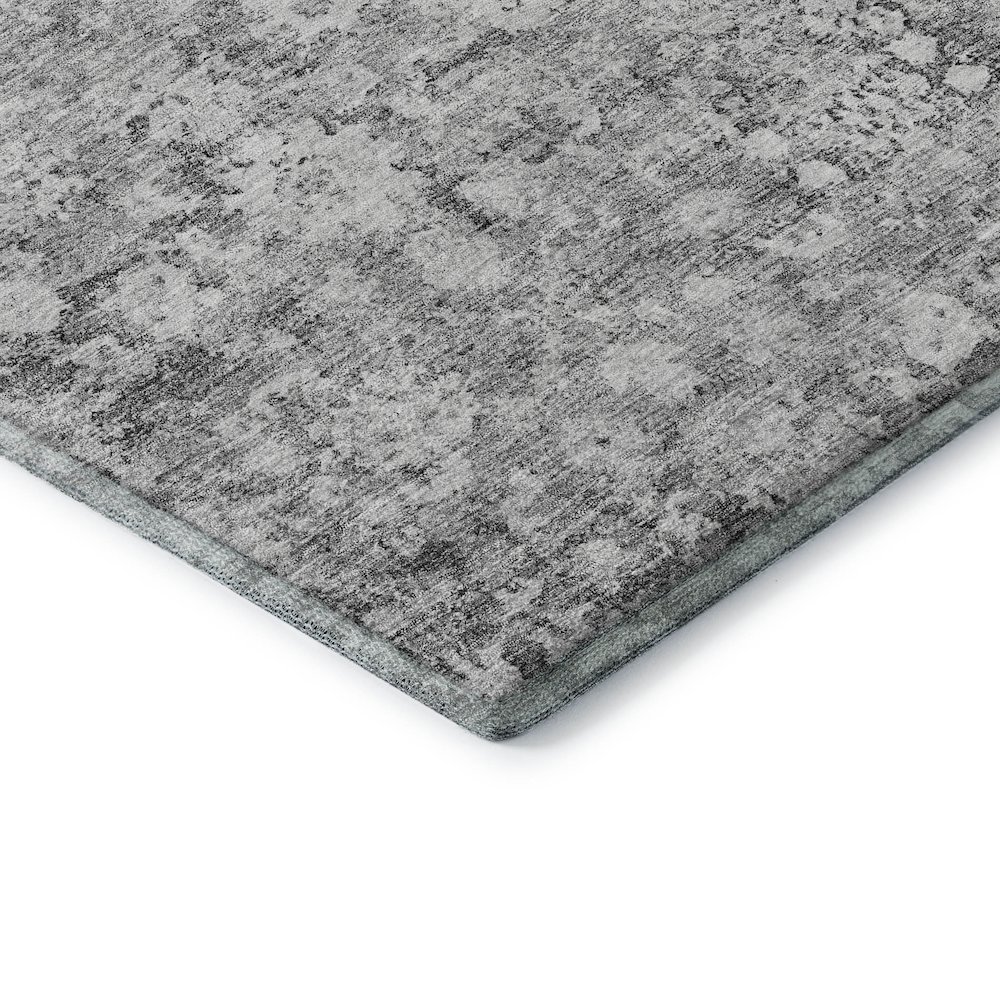 Premium Machine Washable Mayfield  Silver 10' x 14' Rug. Picture 3