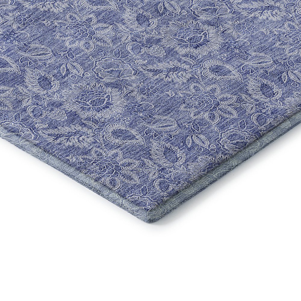 Premium Machine Washable Mayfield AMF662 Denim 10' x 14' Rug. Picture 3