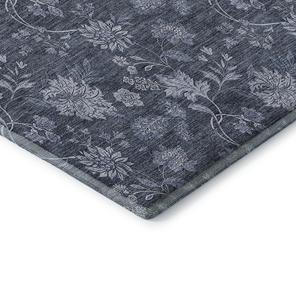 Premium Machine Washable Mayfield AMF680 Blue 10' x 14' Rug. Picture 3