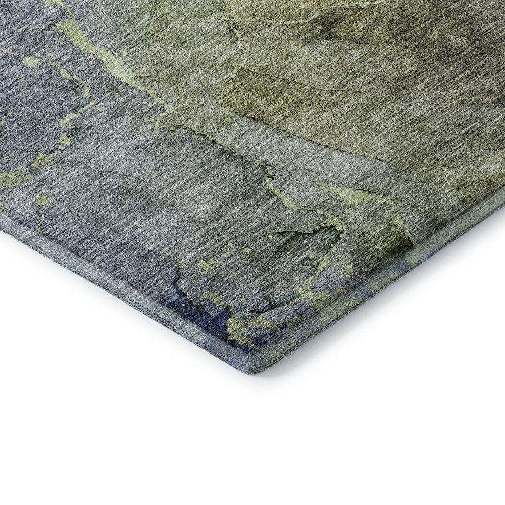 Premium Machine Washable Mayfield AMF689 Olive 10' x 14' Rug. Picture 3