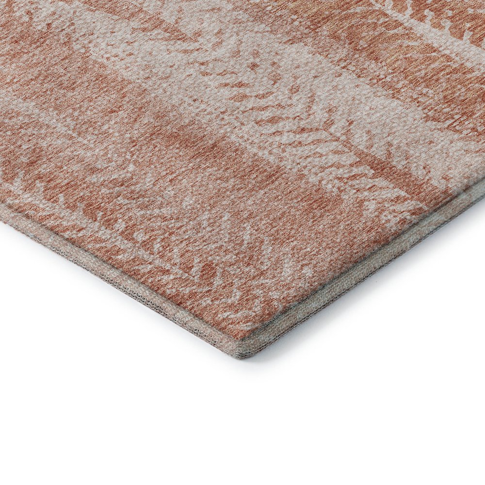Premium Machine Washable Mayfield AMF694 Coral 10' x 14' Rug. Picture 3