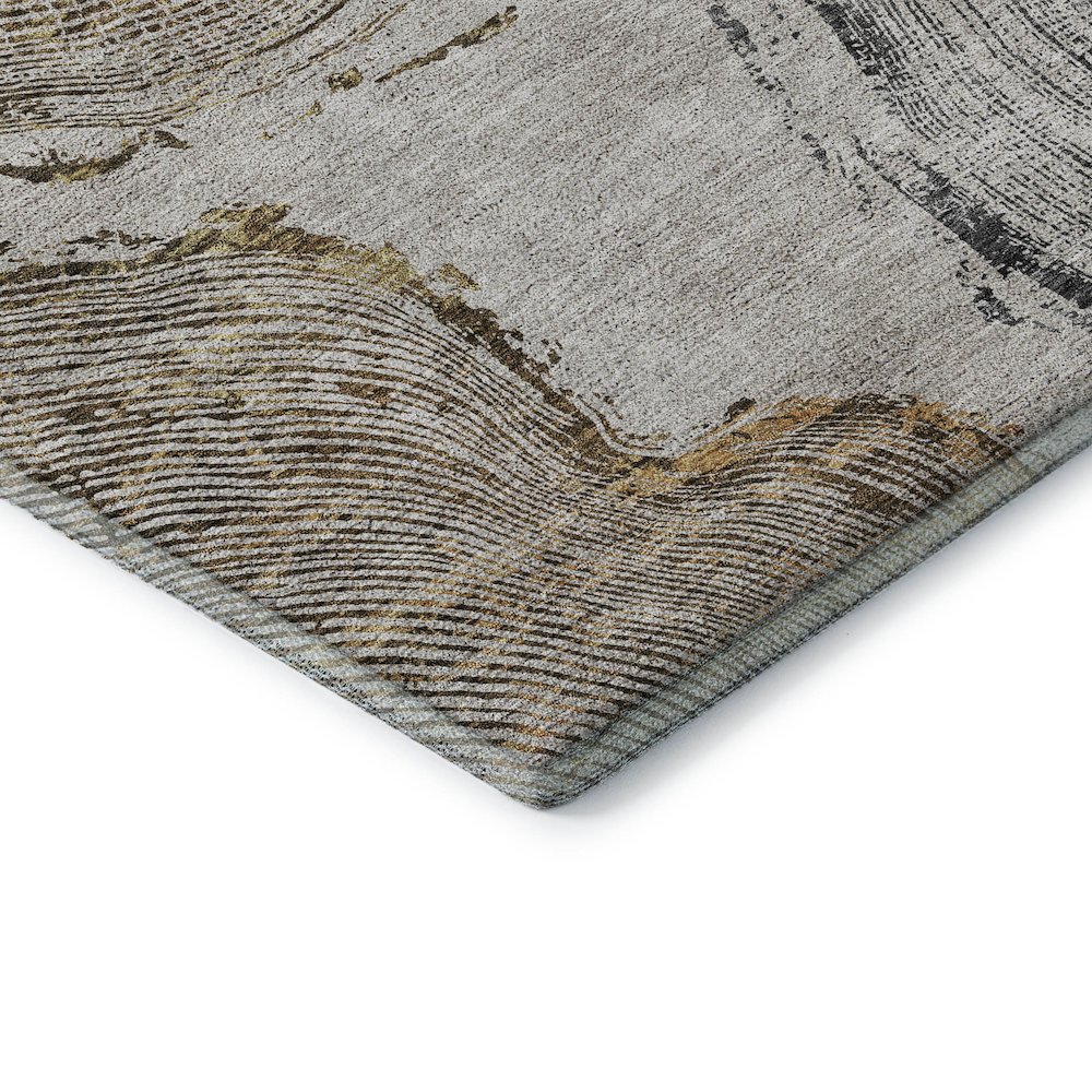 Premium Machine Washable Mayfield AMF713 Taupe 10' x 14' Rug. Picture 3