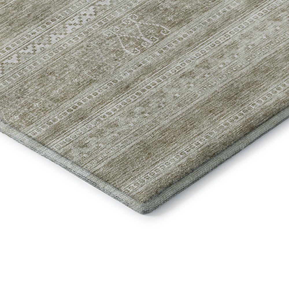 Premium Machine Washable Mayfield AMF714 Khaki 10' x 14' Rug. Picture 3