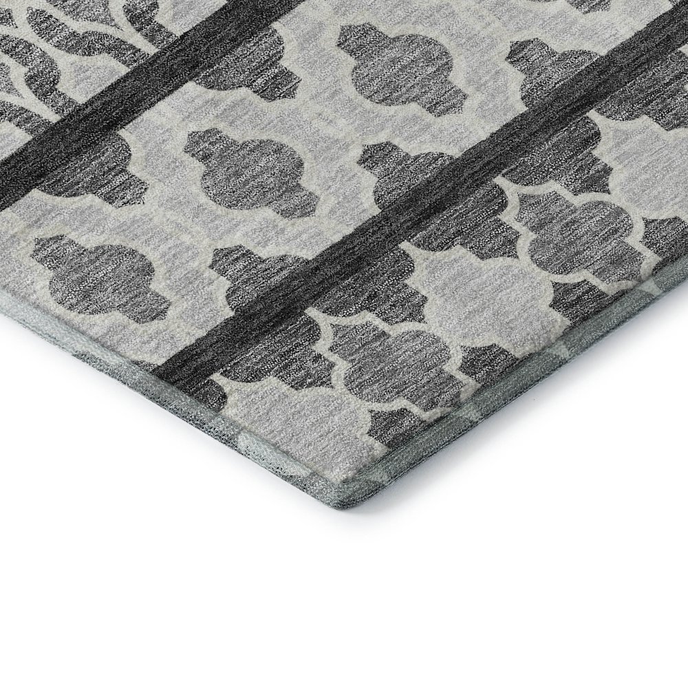 Premium Machine Washable Mayfield AMF726 Gray 10' x 14' Rug. Picture 3