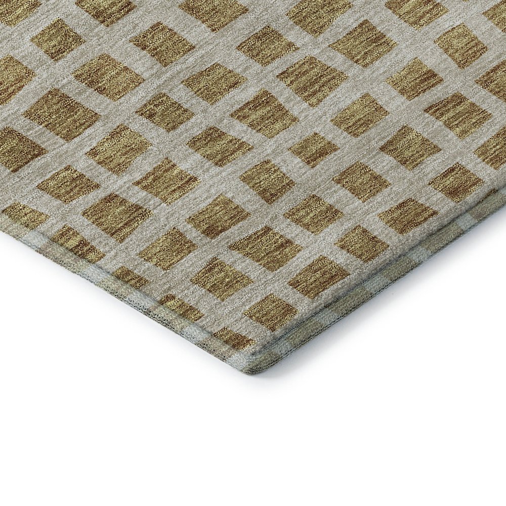 Premium Machine Washable Mayfield AMF727 Gold 10' x 14' Rug. Picture 3