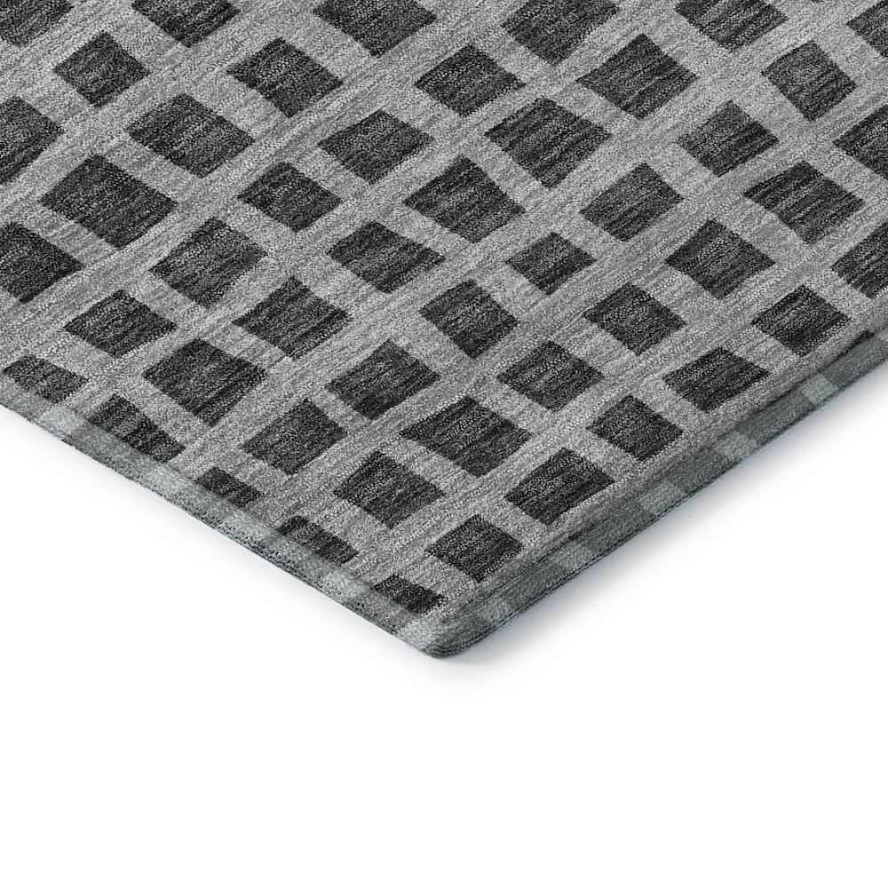 Premium Machine Washable Mayfield AMF727 Graphite 10' x 14' Rug. Picture 3