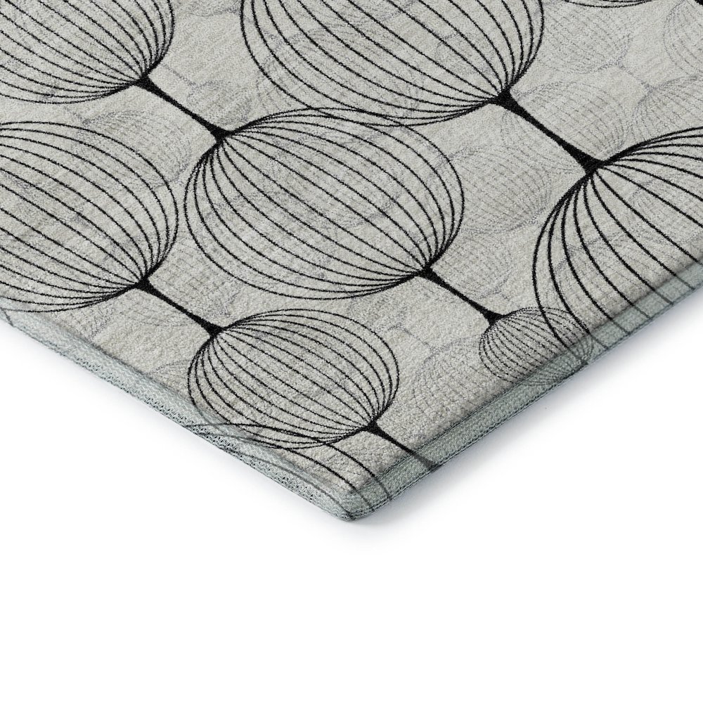 Premium Machine Washable Mayfield AMF732 Graphite 10' x 14' Rug. Picture 3