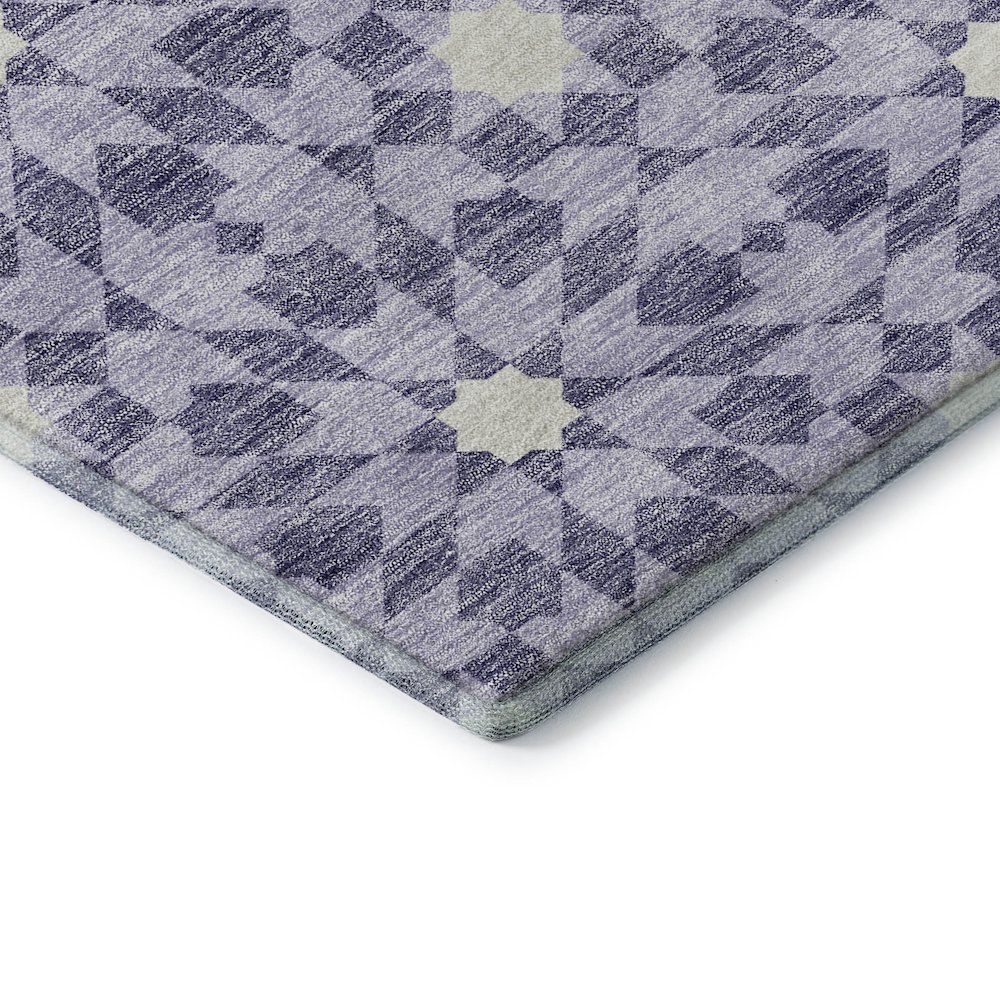 Premium Machine Washable Mayfield AMF734 Lilac 10' x 14' Rug. Picture 3