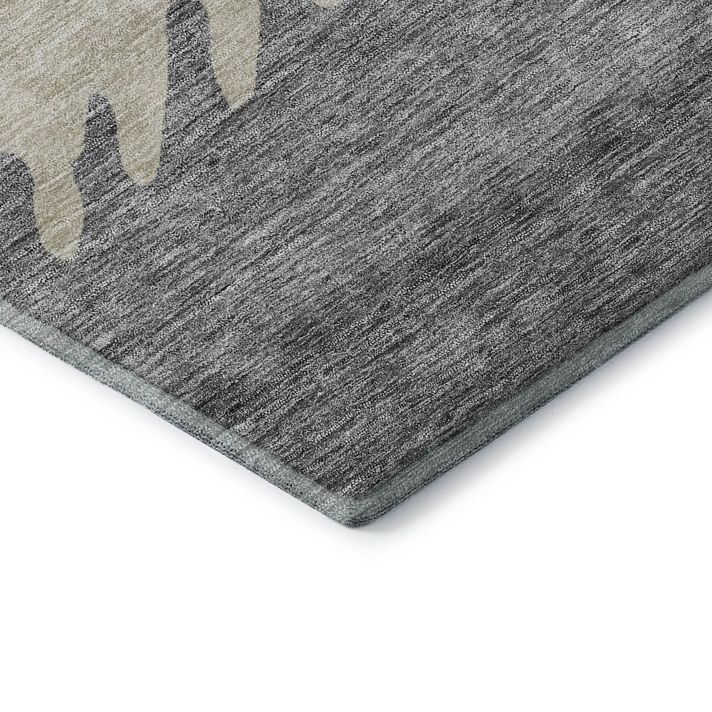 Premium Machine Washable Mayfield AMF736 Gray 10' x 14' Rug. Picture 3