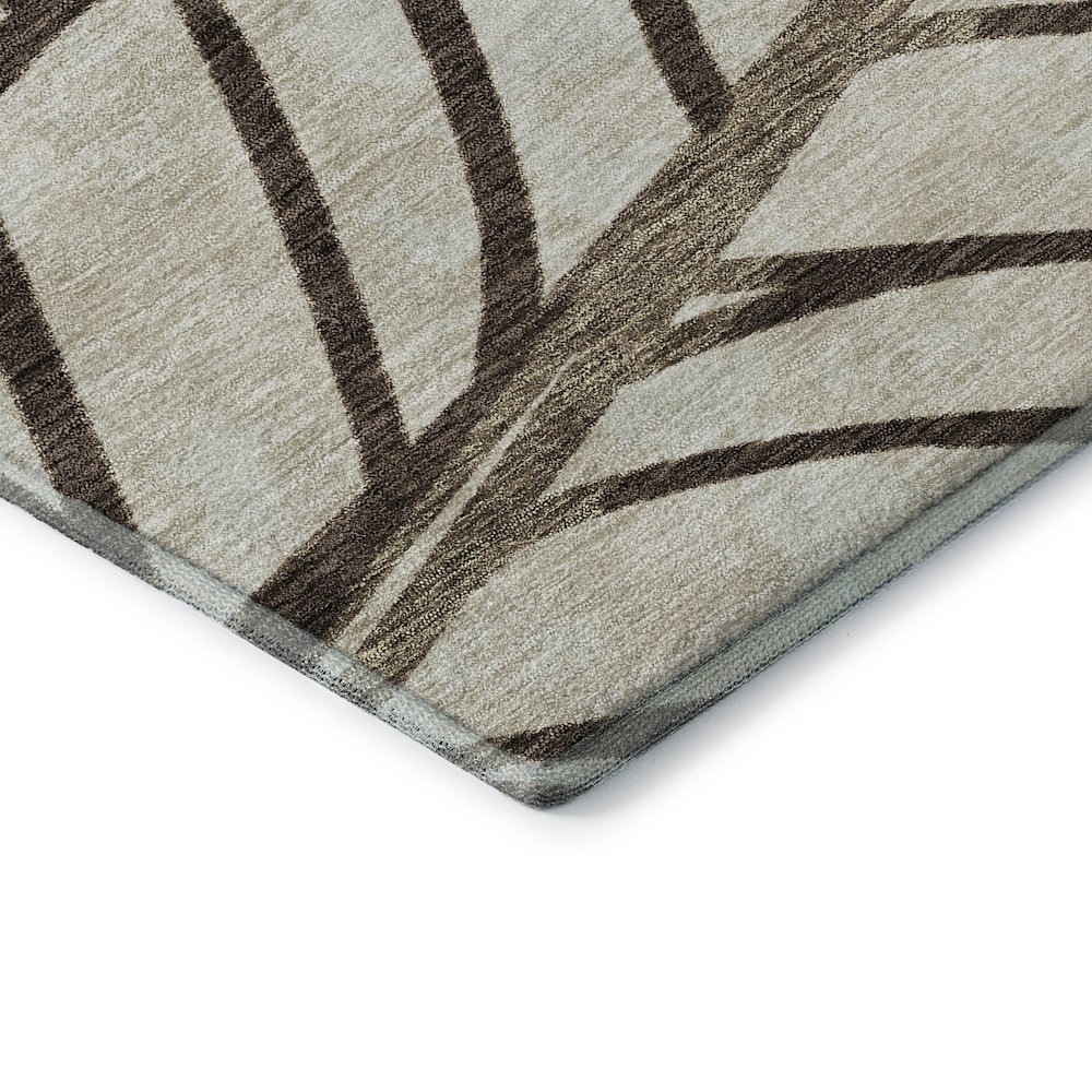 Premium Machine Washable Mayfield AMF741 Chocolate 10' x 14' Rug. Picture 3