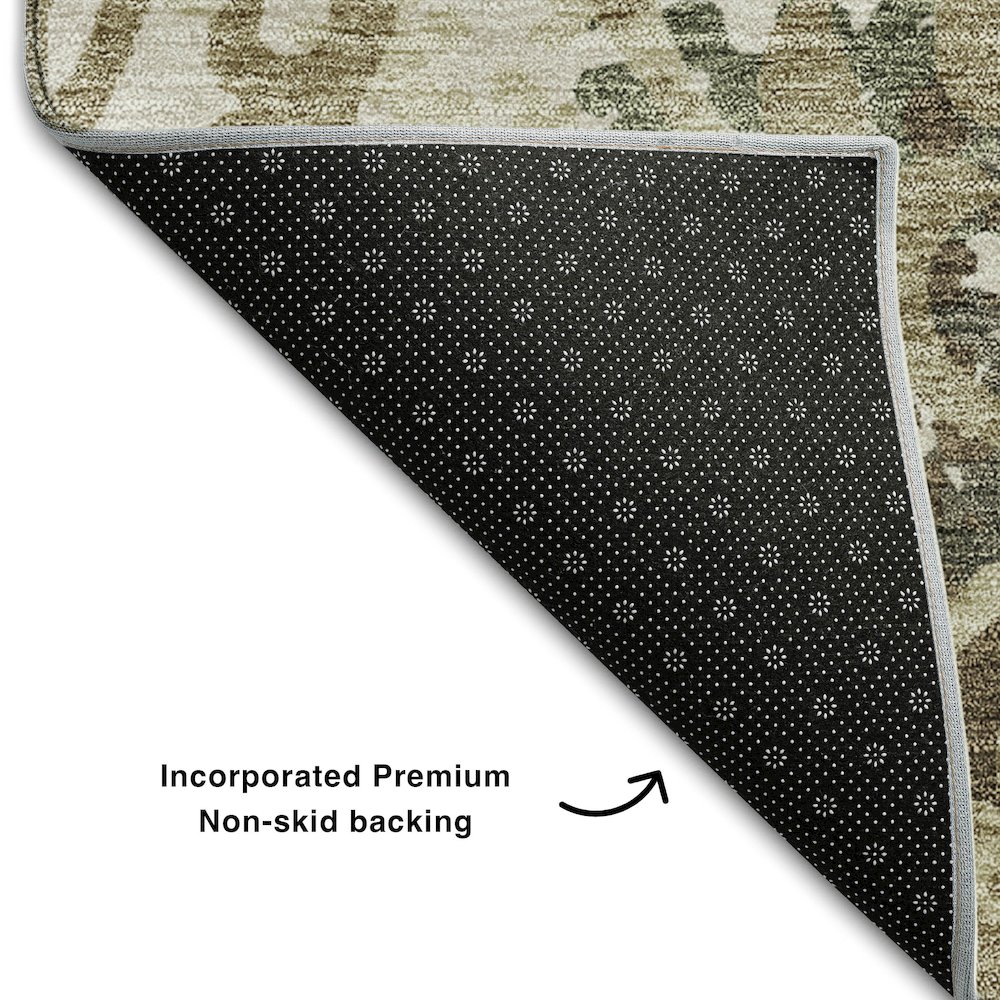 Premium Machine Washable Mayfield AMF752 Beige 10' x 14' Rug. Picture 2