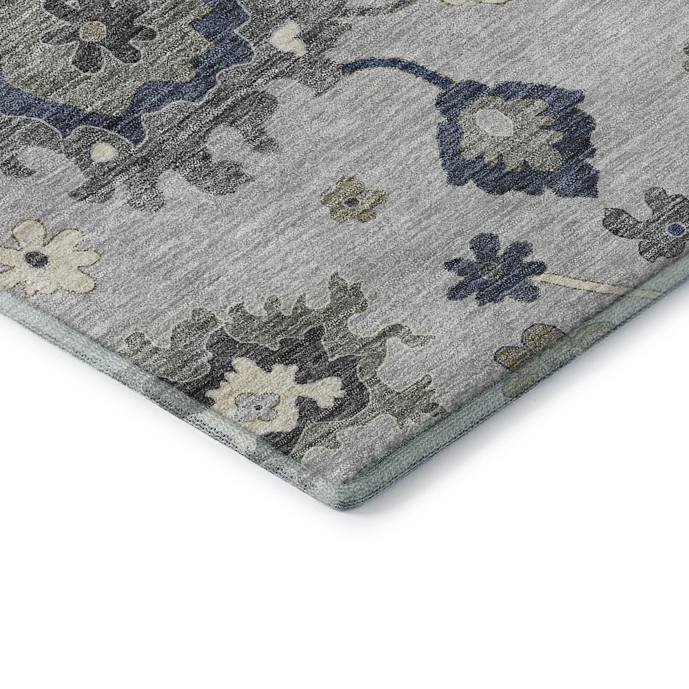 Premium Machine Washable Mayfield AMF753 Silver 10' x 14' Rug. Picture 3