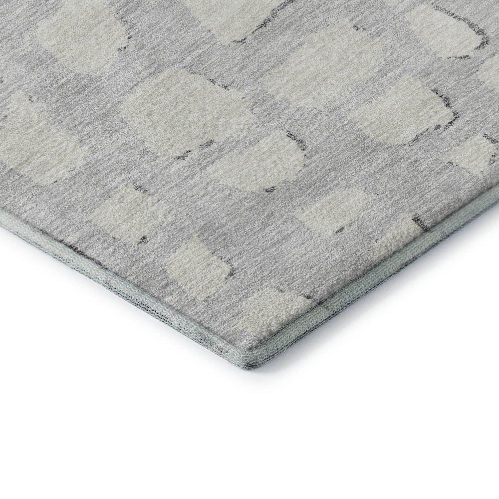 Premium Machine Washable Mayfield AMF754 Silver 10' x 14' Rug. Picture 3