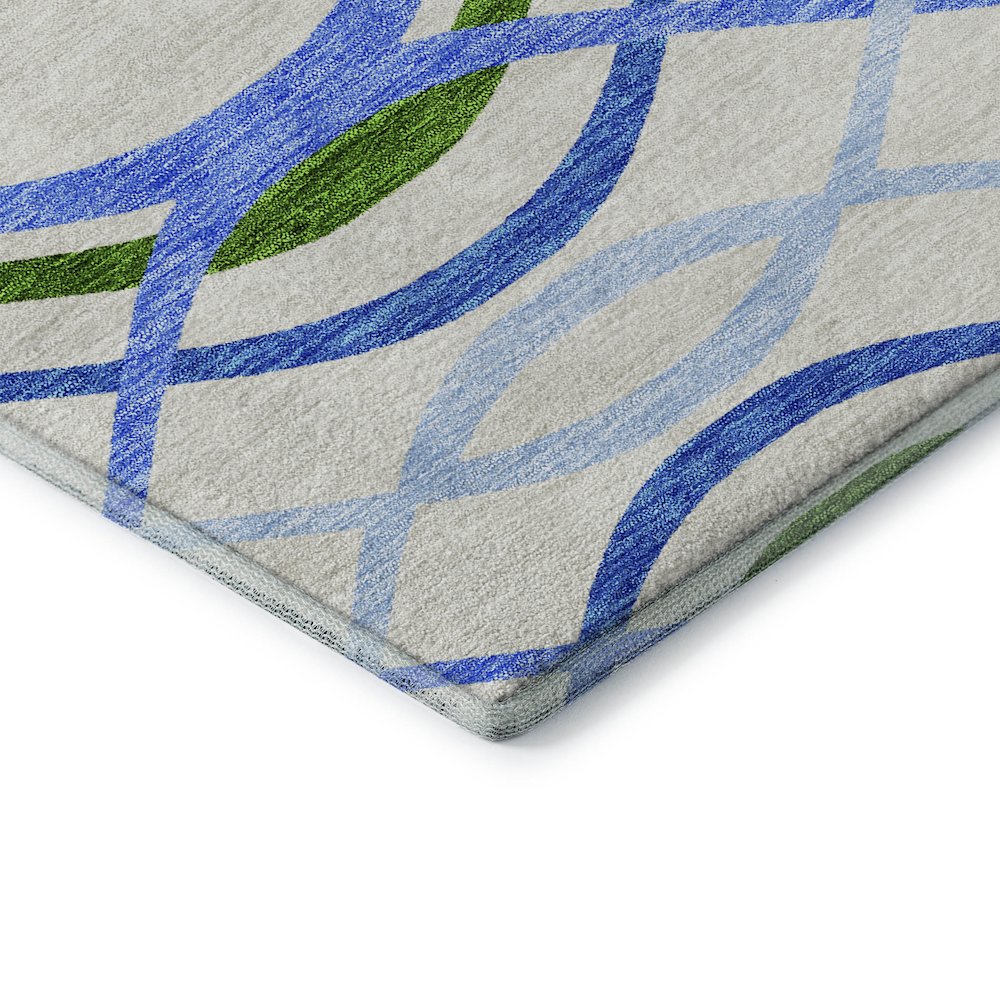Premium Machine Washable Mayfield AMF757 Sky 10' x 14' Rug. Picture 3