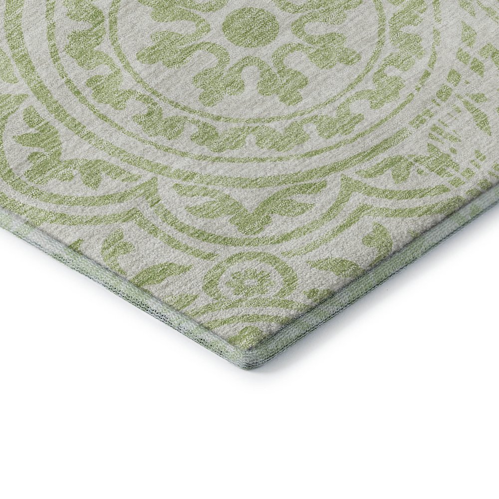 Premium Machine Washable Mayfield AMF758 Aloe 10' x 14' Rug. Picture 3